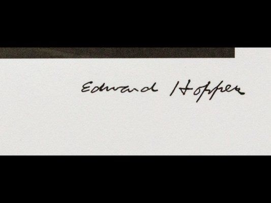 Edward Hopper Nighthawks Giclée Print, Ink & Paper And Pencil, 1990s, Ink & Pencil & Paper photo Art