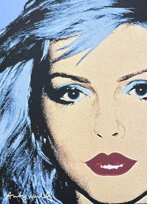 Andy Warhol, Debbie Harry Blue, 1980s, Print photo Art