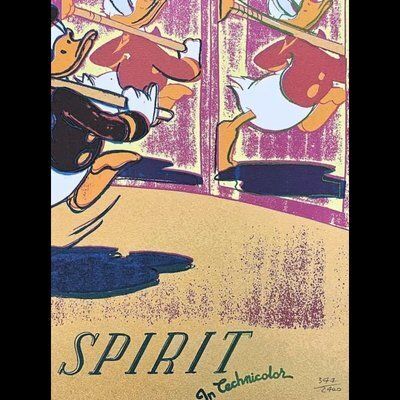 After Andy Warhol, Donald Duck Purple, 1980s, Print photo Art