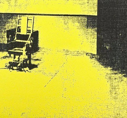 Andy Warhol, Electric Chair Yellow, 1980s, Print photo Art