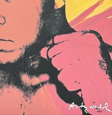 Andy Warhol, Muhammad Ali Yellow, 1980s, Print photo Art