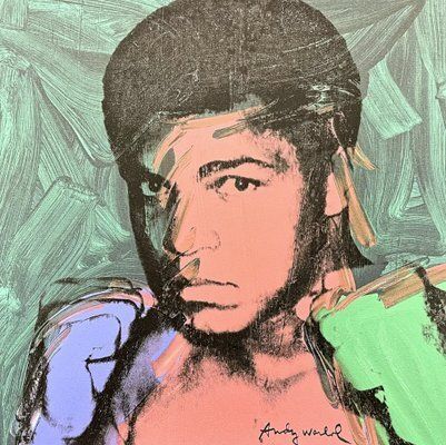 Andy Warhol, Muhammad Ali Blue Green, 1980s, Print