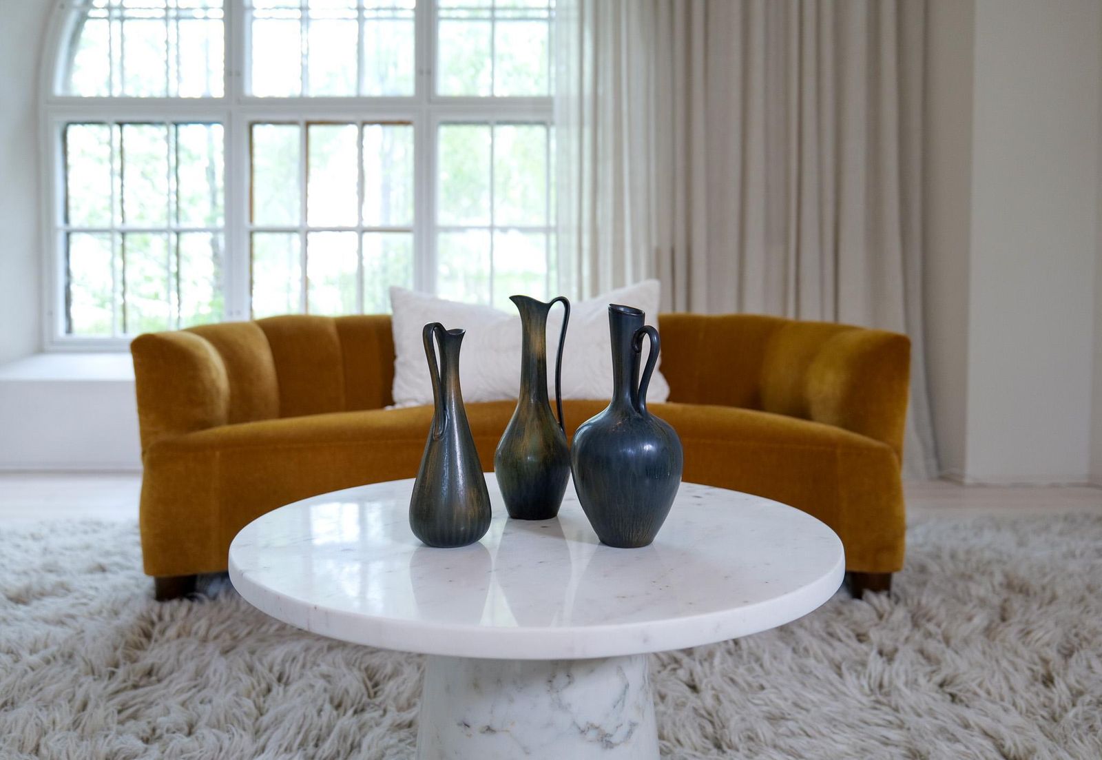 Collection Of 3 Ceramic Vessels By Gunnar Nylund Rörstrand Sweden, 1950s photo 2018.0