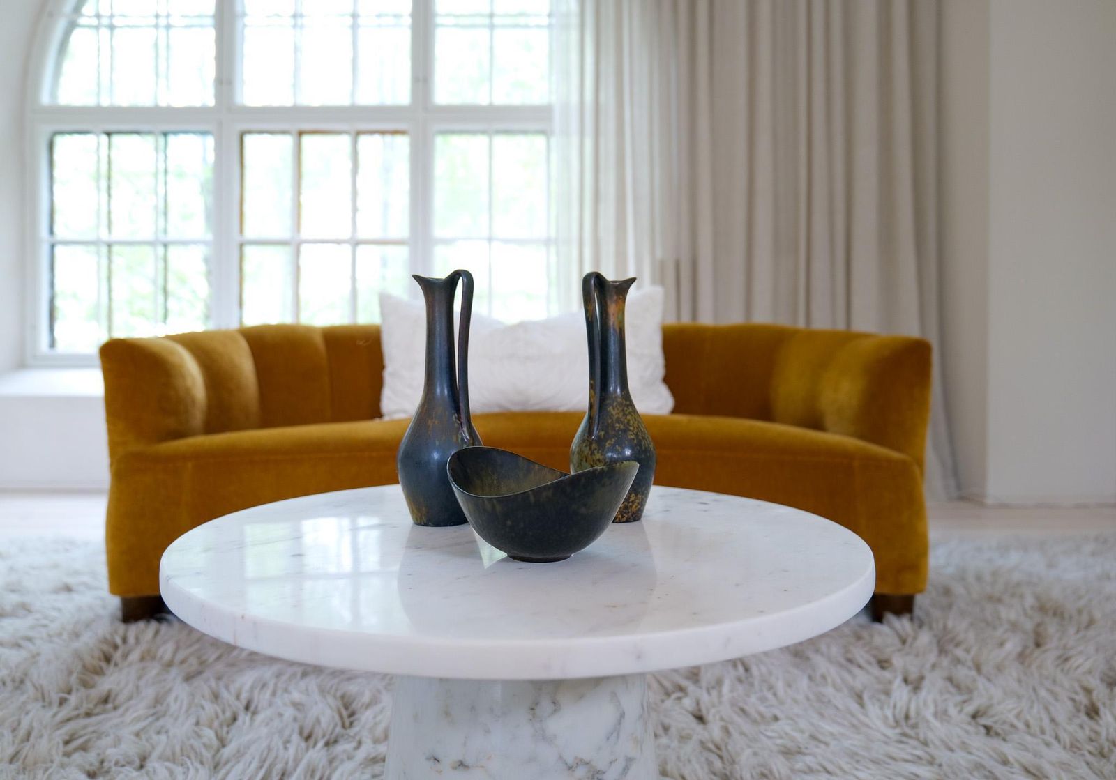 Collection Of 3 Ceramic Vessels By Gunnar Nylund Rörstrand Sweden, 1950s photo 1975.0