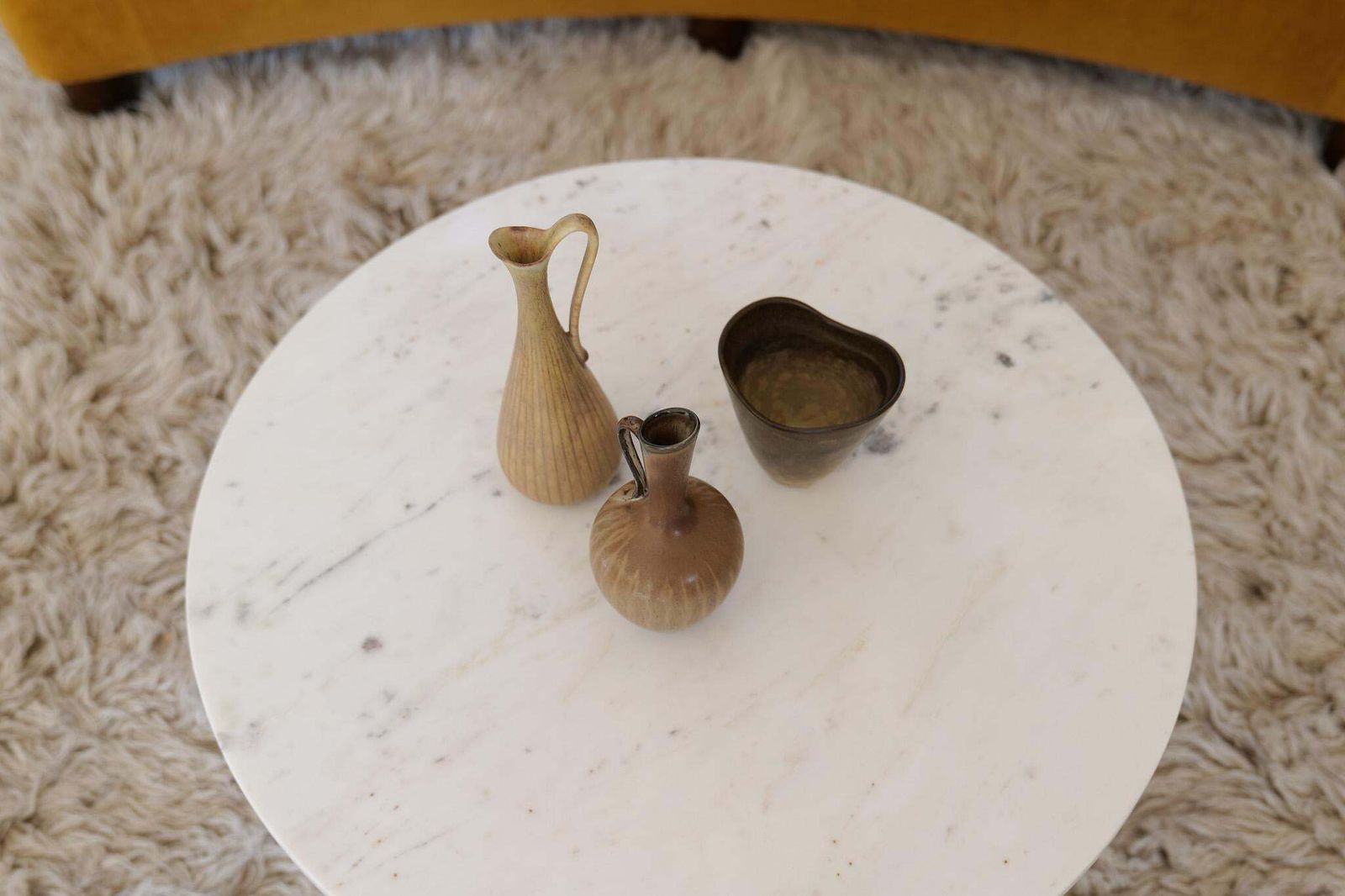 Collection Of 3 Ceramic Vessels By Gunnar Nylund Rörstrand Sweden, 1950s photo 2061.0