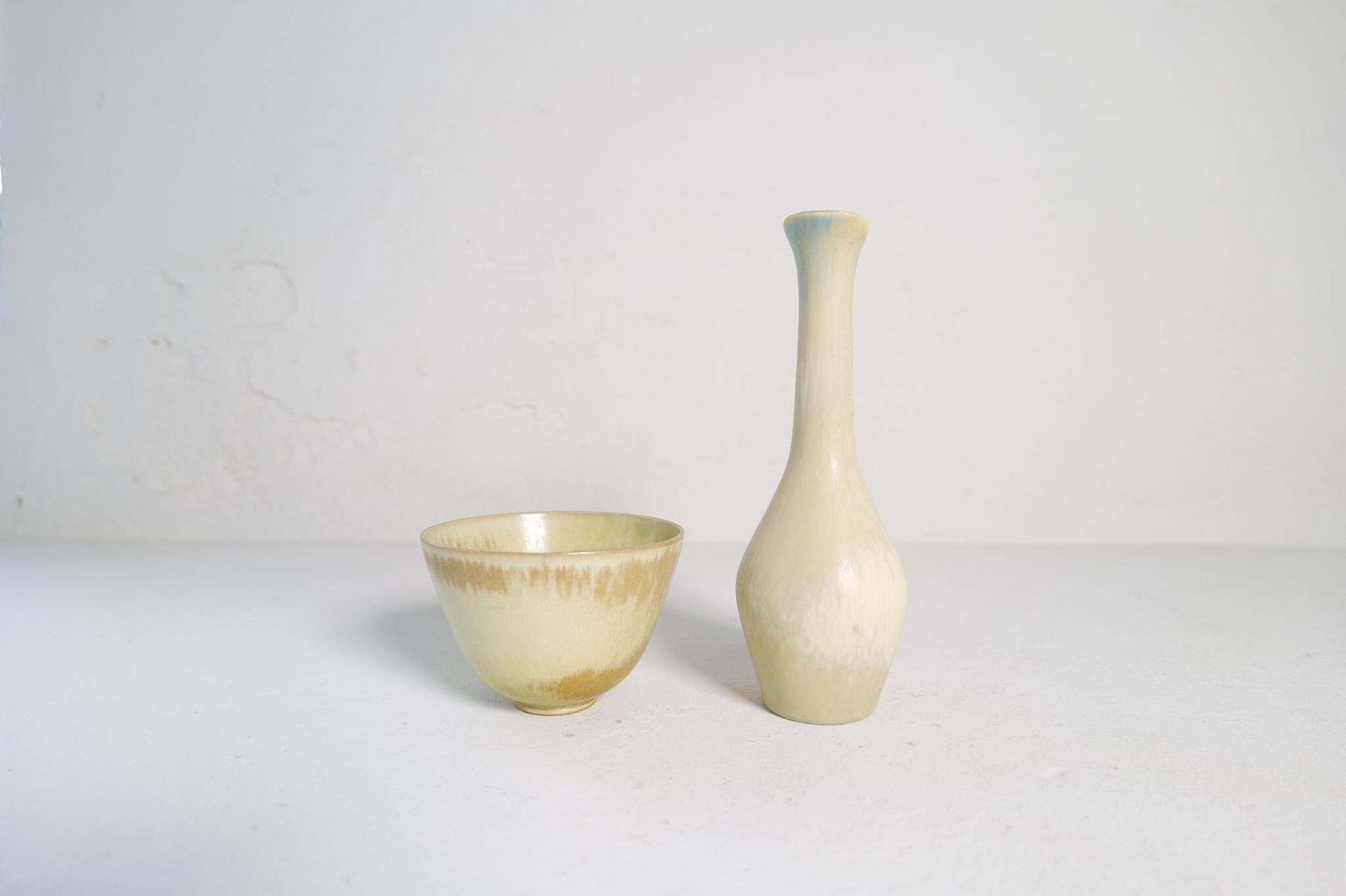 photo for sale Collection Of 2 Ceramic Vessels By Gunnar Nylund Rörstrand Sweden, 1950s