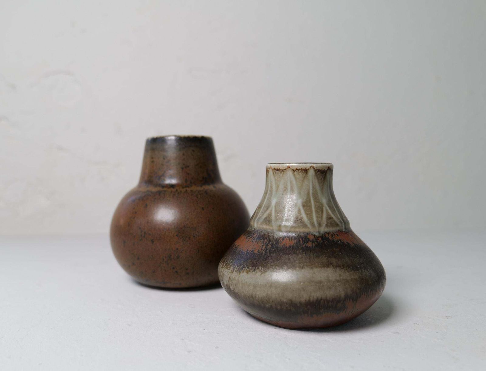 Collection Of Unique Ceramic Vases By Carl Harry Stålhane Rörstrand Sweden, 1950 photo vinterior