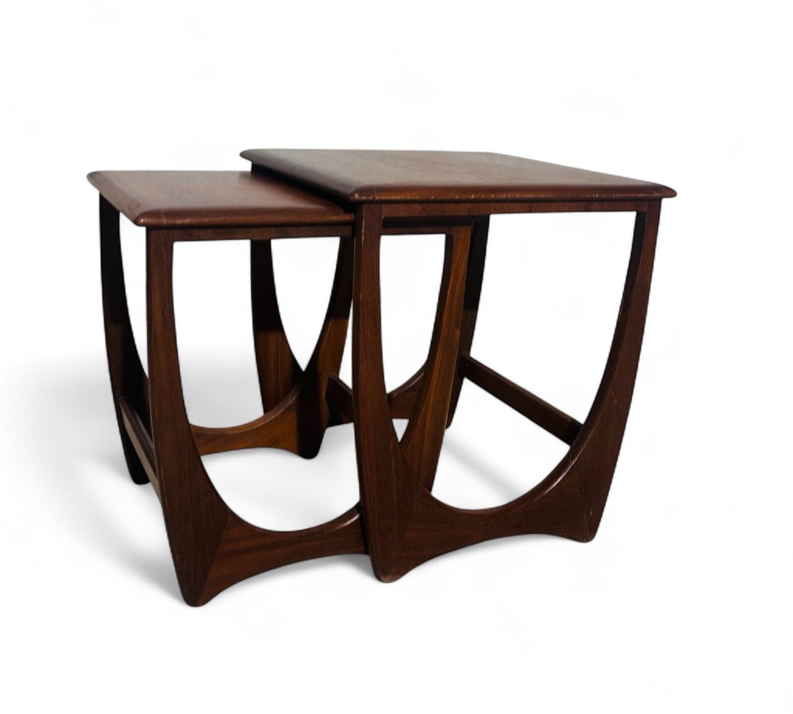 Pair Of G Plan Teak Coffee Tables Nest Of Tables Fresco Range Mid Century Retro photo vintage
