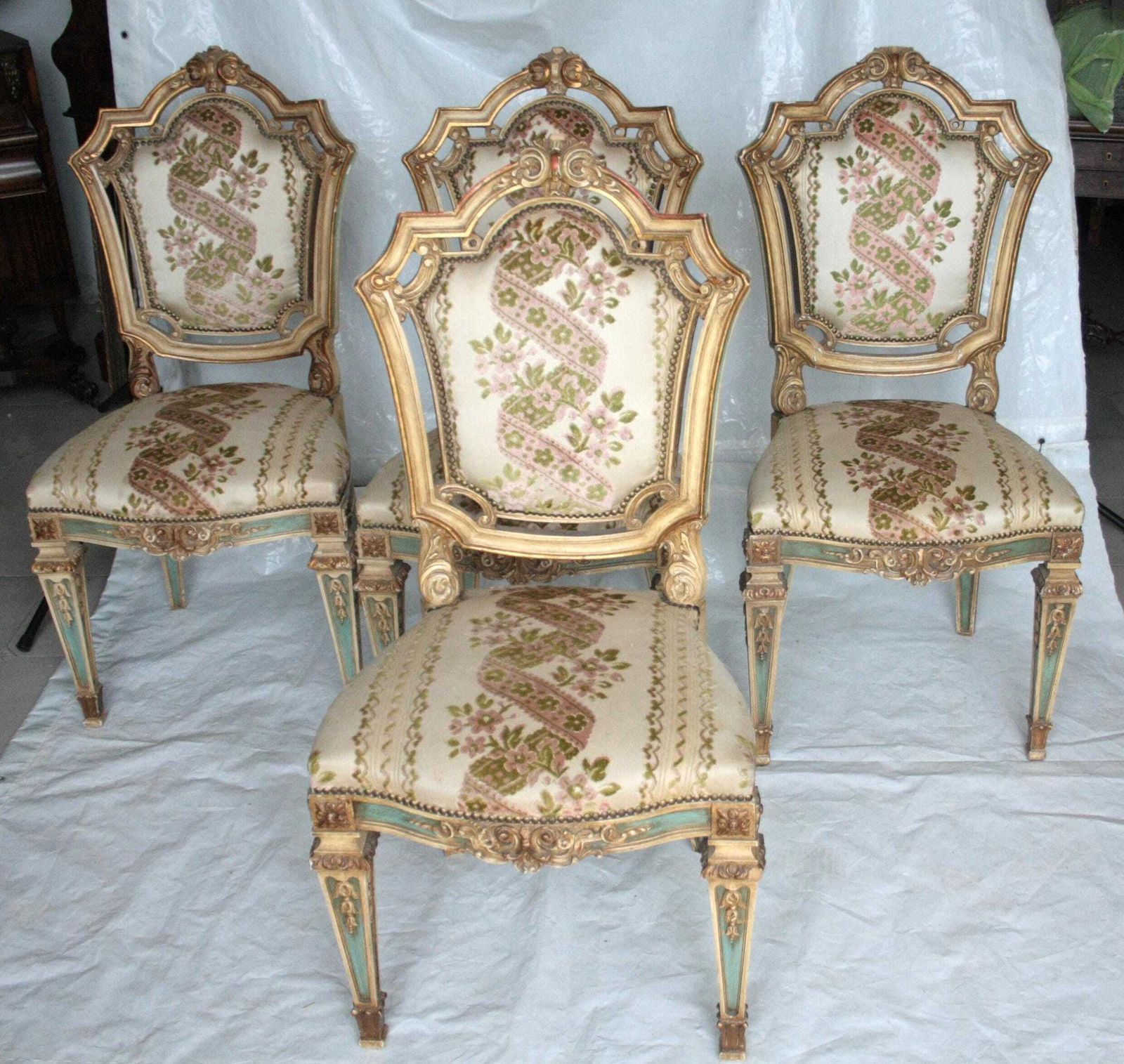 Set Of 4 Napoleon III Chairs, Second Half Of The Nineteenth Century, France photo furniture