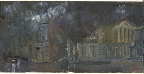 Daniel Nichols   Contemporary Oil, London In The Rain photo furniture