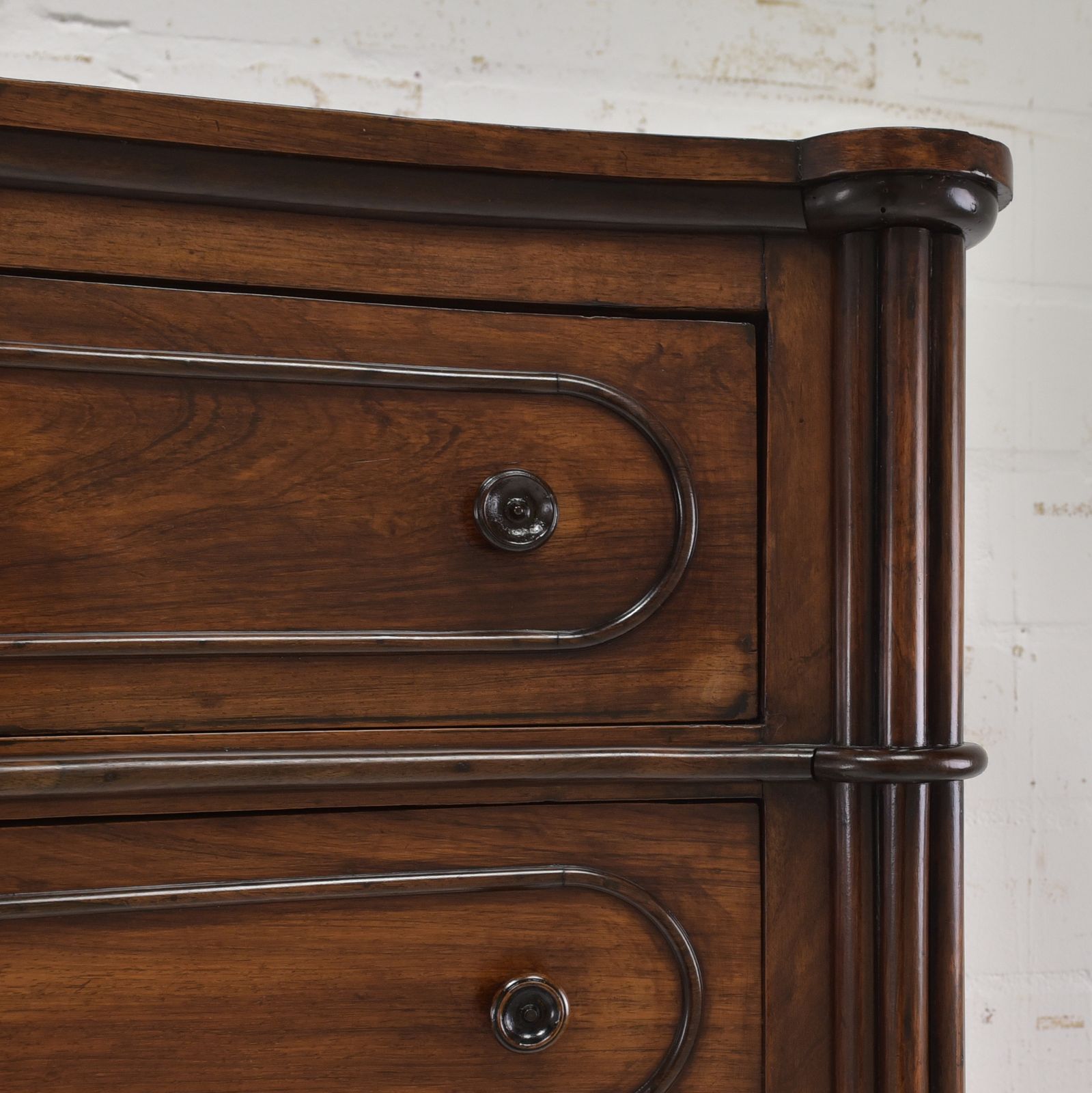 Antique! Chest Of Drawers Restored Walnut Around 1870 Vertiko Tall Chest Of Drawers photo buy