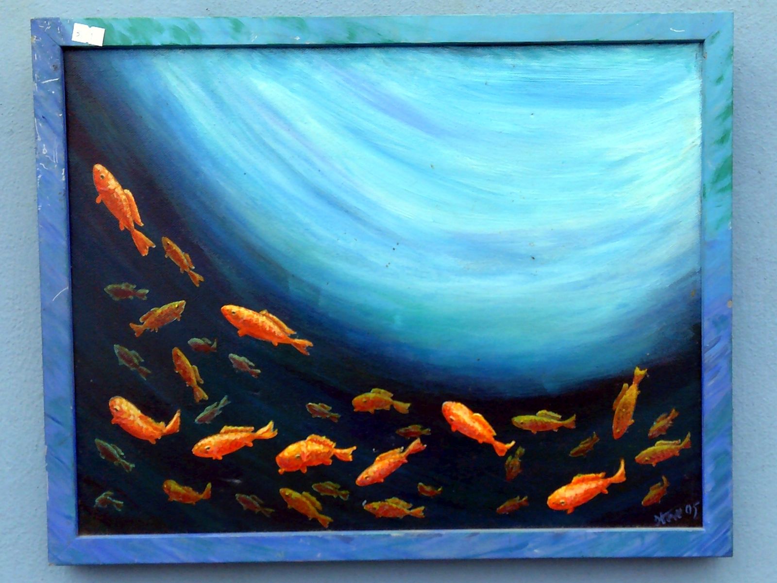 Steve Marshall. If Wishes Were Fishes   Original Acrylic On Canvas Ref 5251