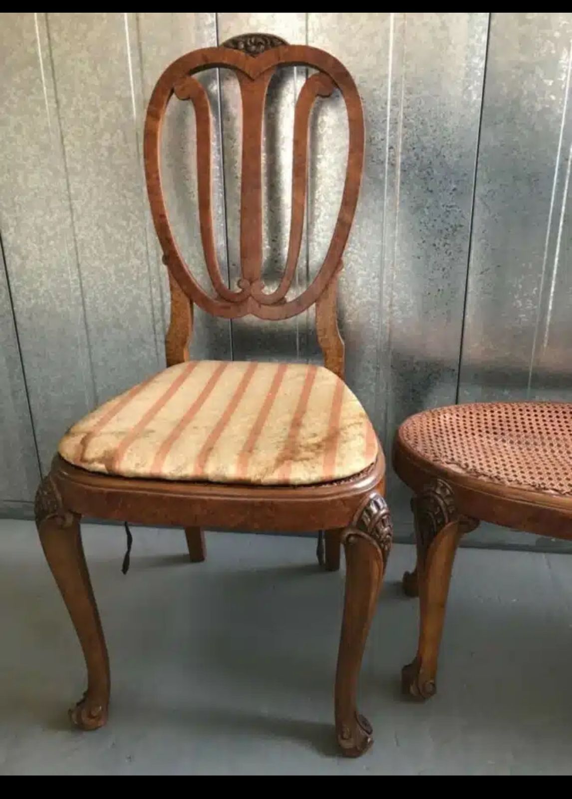 Antique Hall Chairs photo furniture