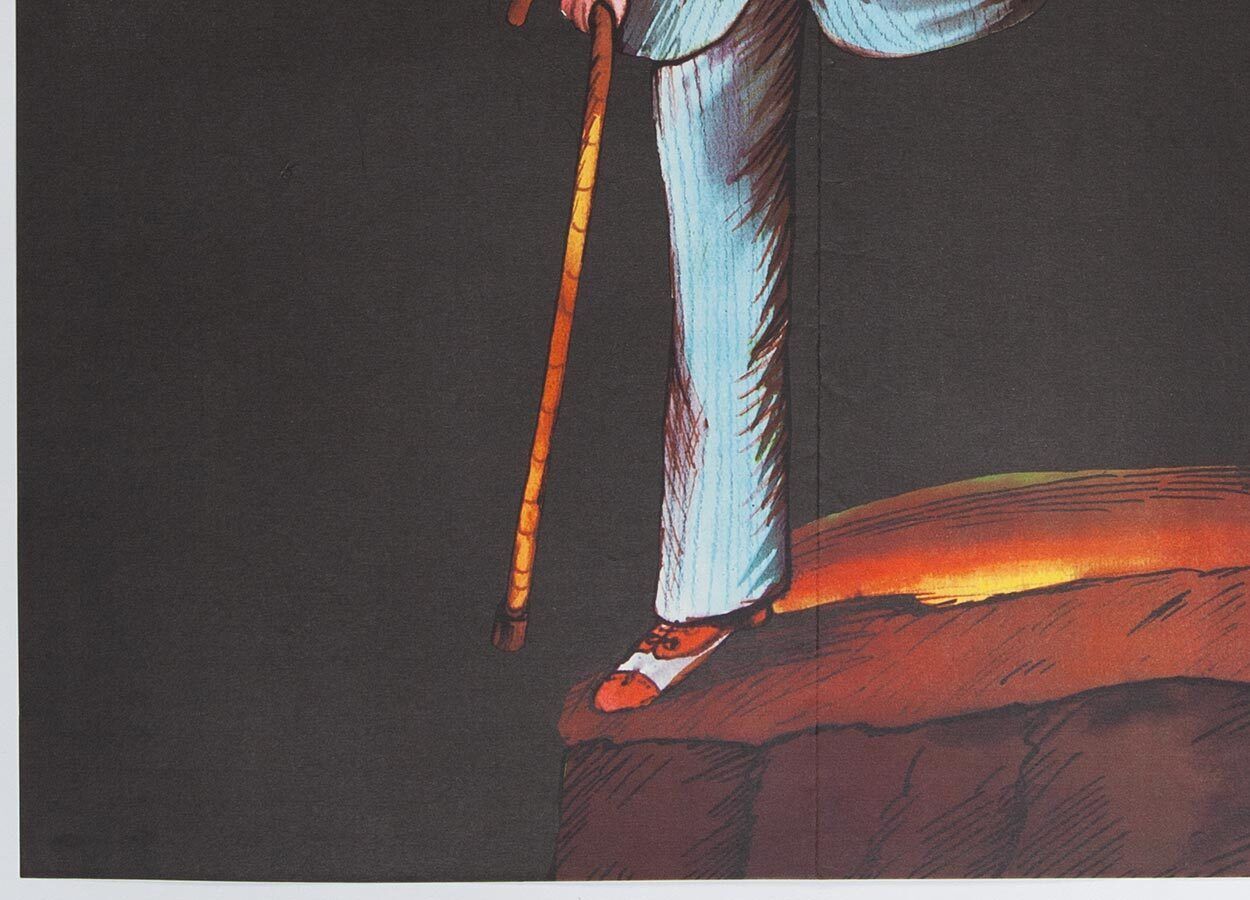 Original Large Film Poster, The Sting II, Petr Poš, 1985, Genuine Czech Print photo 117.0