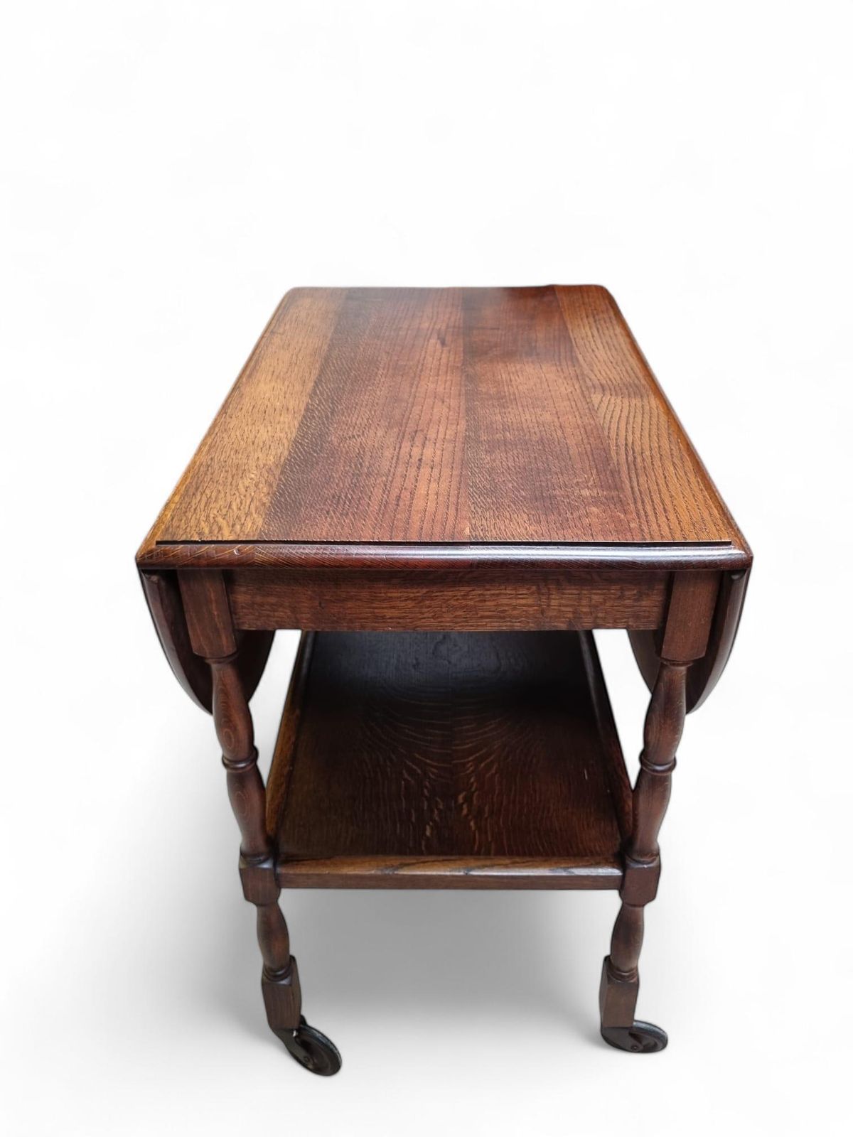Vintage Oak Two Levels Tea Trolley / C1930 / Natural Oak photo Furniture
