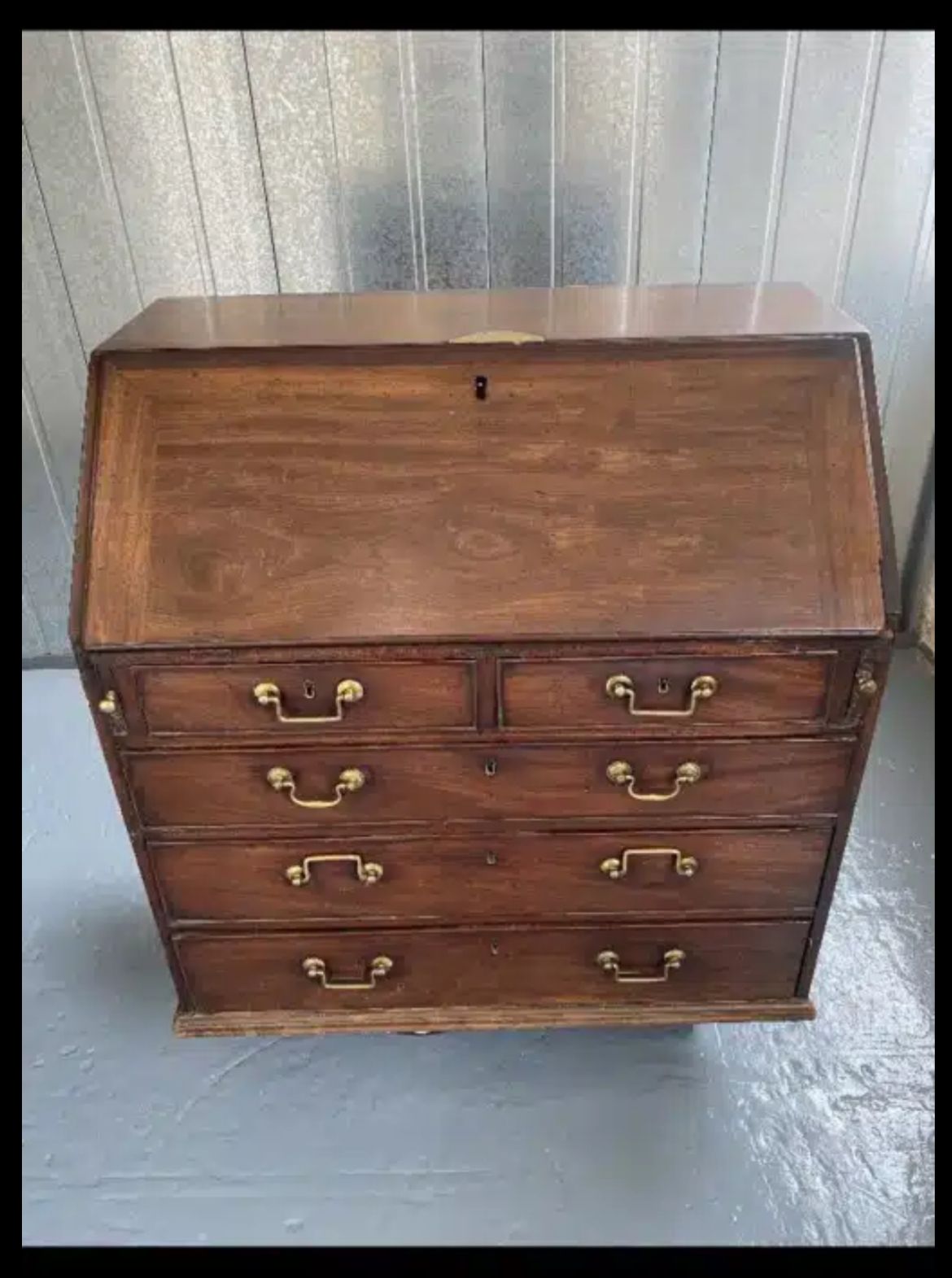 Georgian Bureau, 1700s, Mahogany