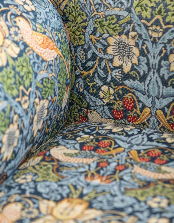 William Morris Strawberry Thief Occasional Sofa   Hand Made In The Uk photo for sale