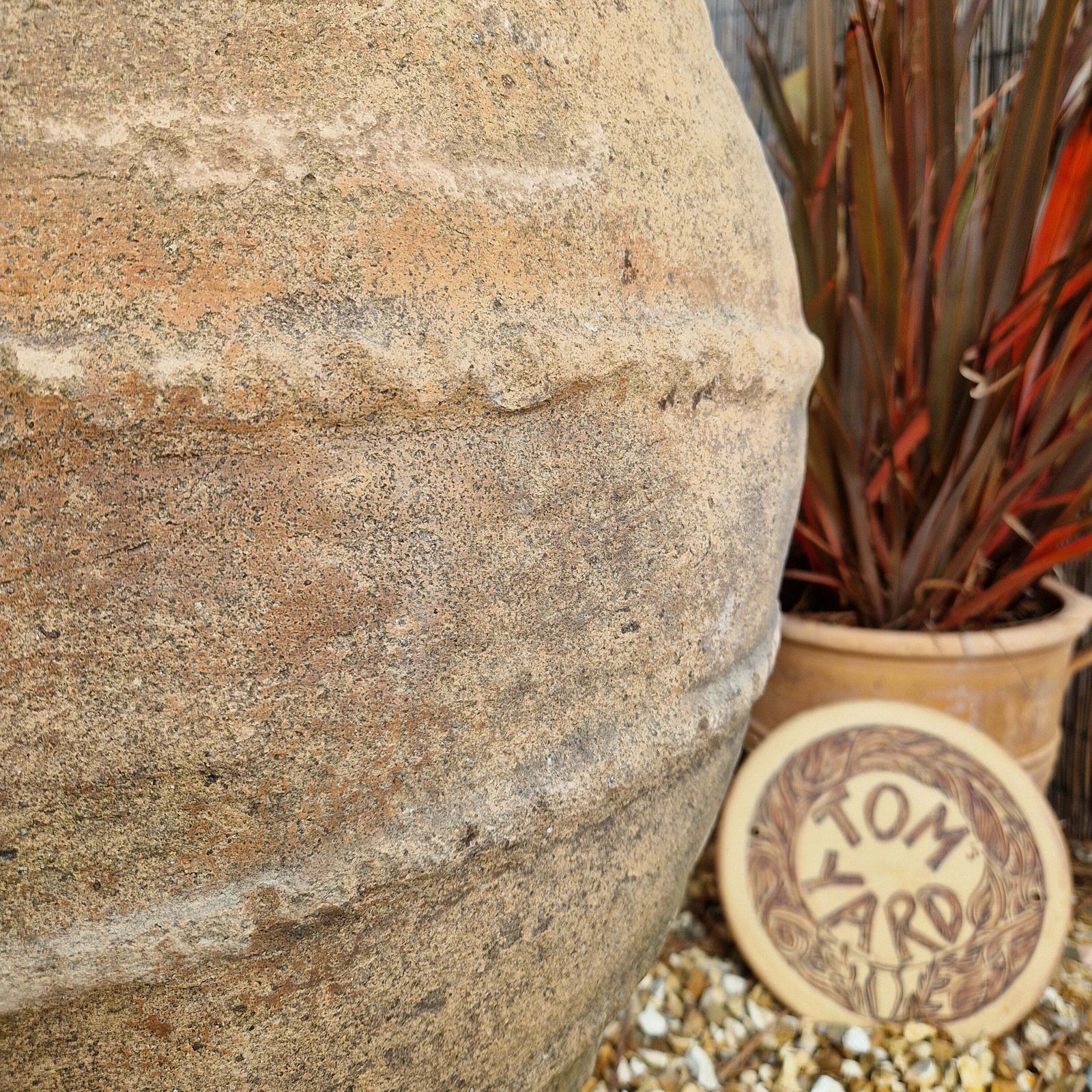 Antique Terracotta Urn On Stand 9 photo for sale