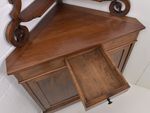 photo furniture Antique! Small Corner Cupboard Restored Walnut Biedermeier Circa 1840 Corner Chest Of Drawers