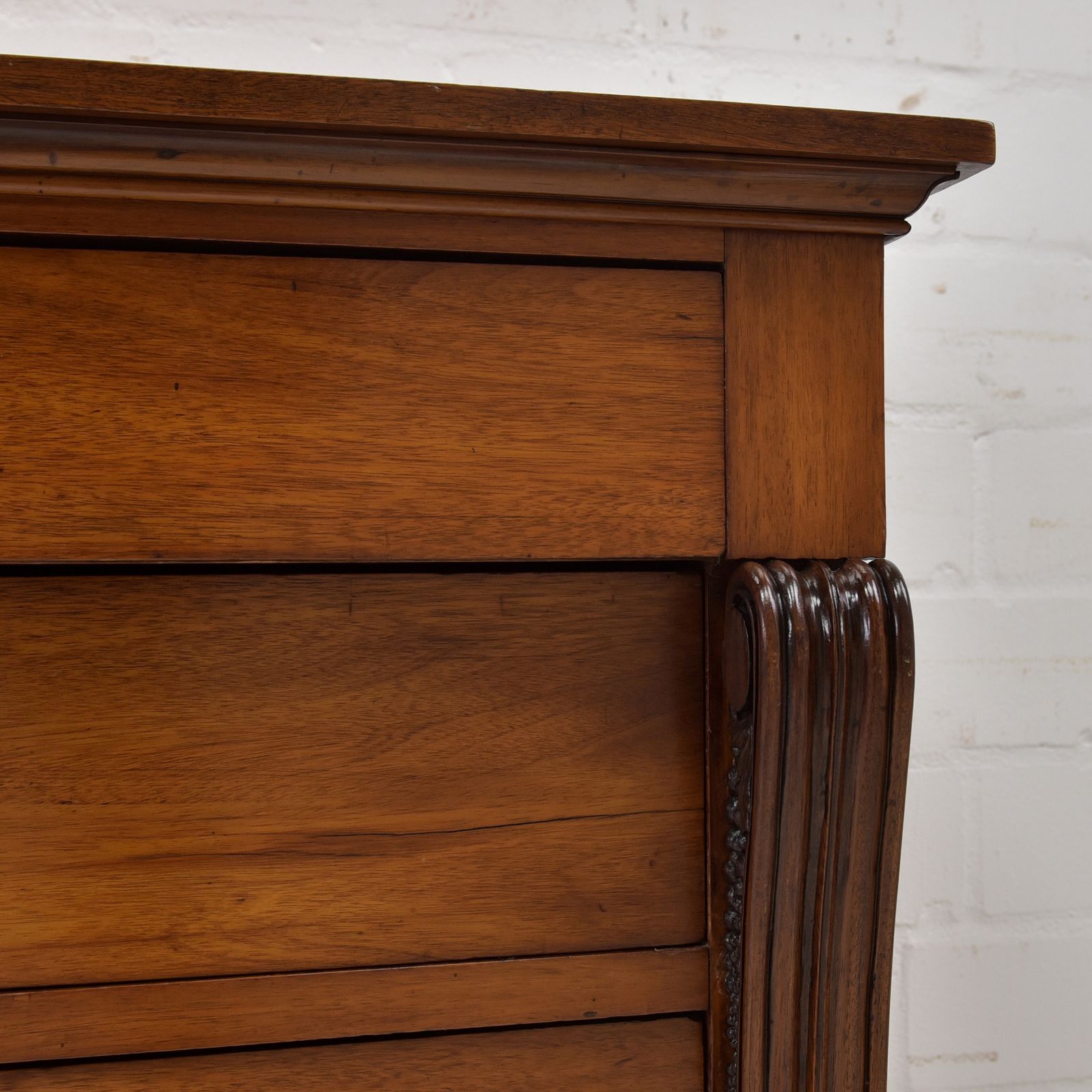 Antique! Restored Biedermeier Empire Charles X Chest Of Drawers, Circa 1830 photo vintage