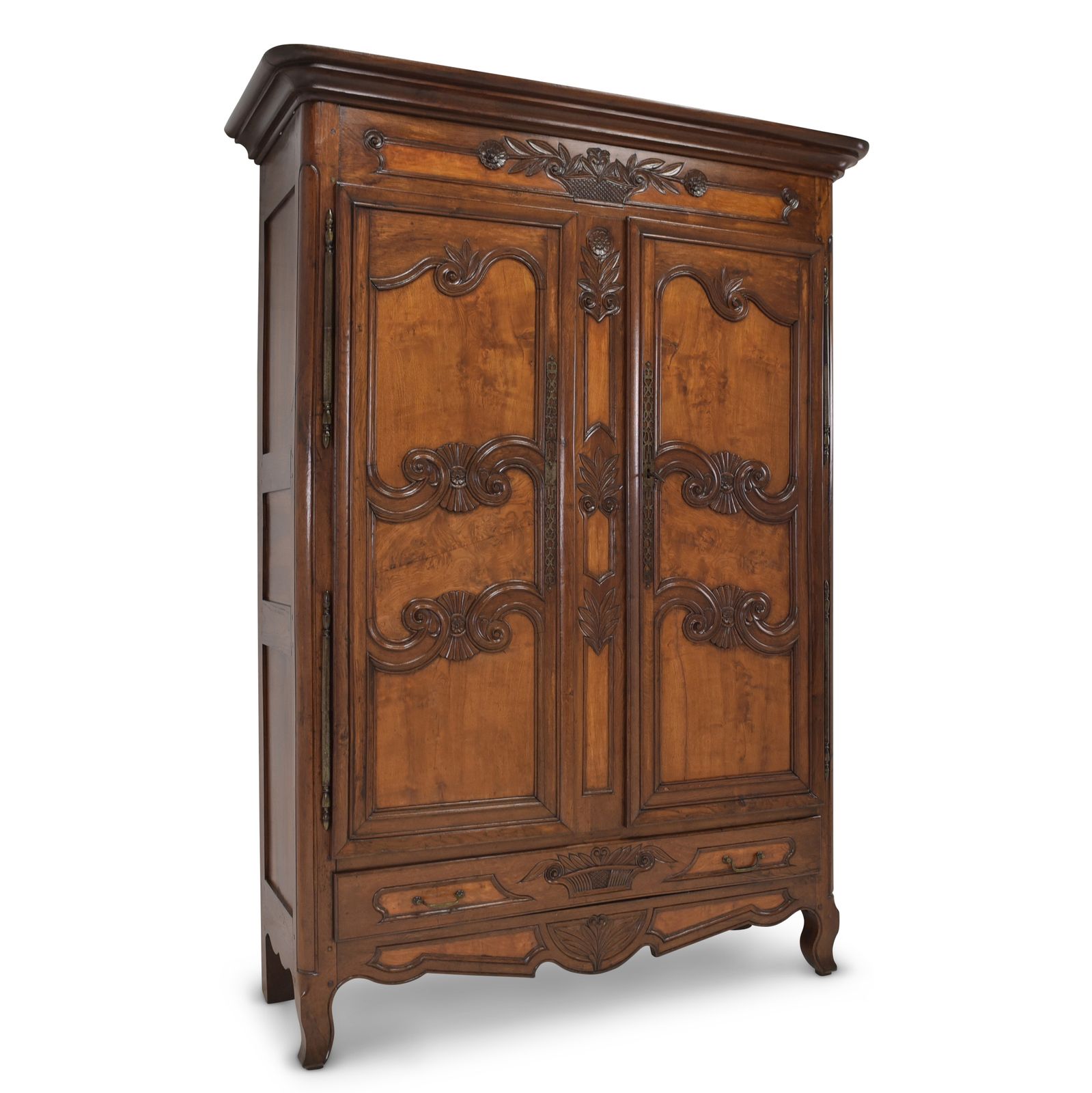 Antique! Hallway Cupboard Restored Lorraine Baroque Circa 1780 Oak Ash