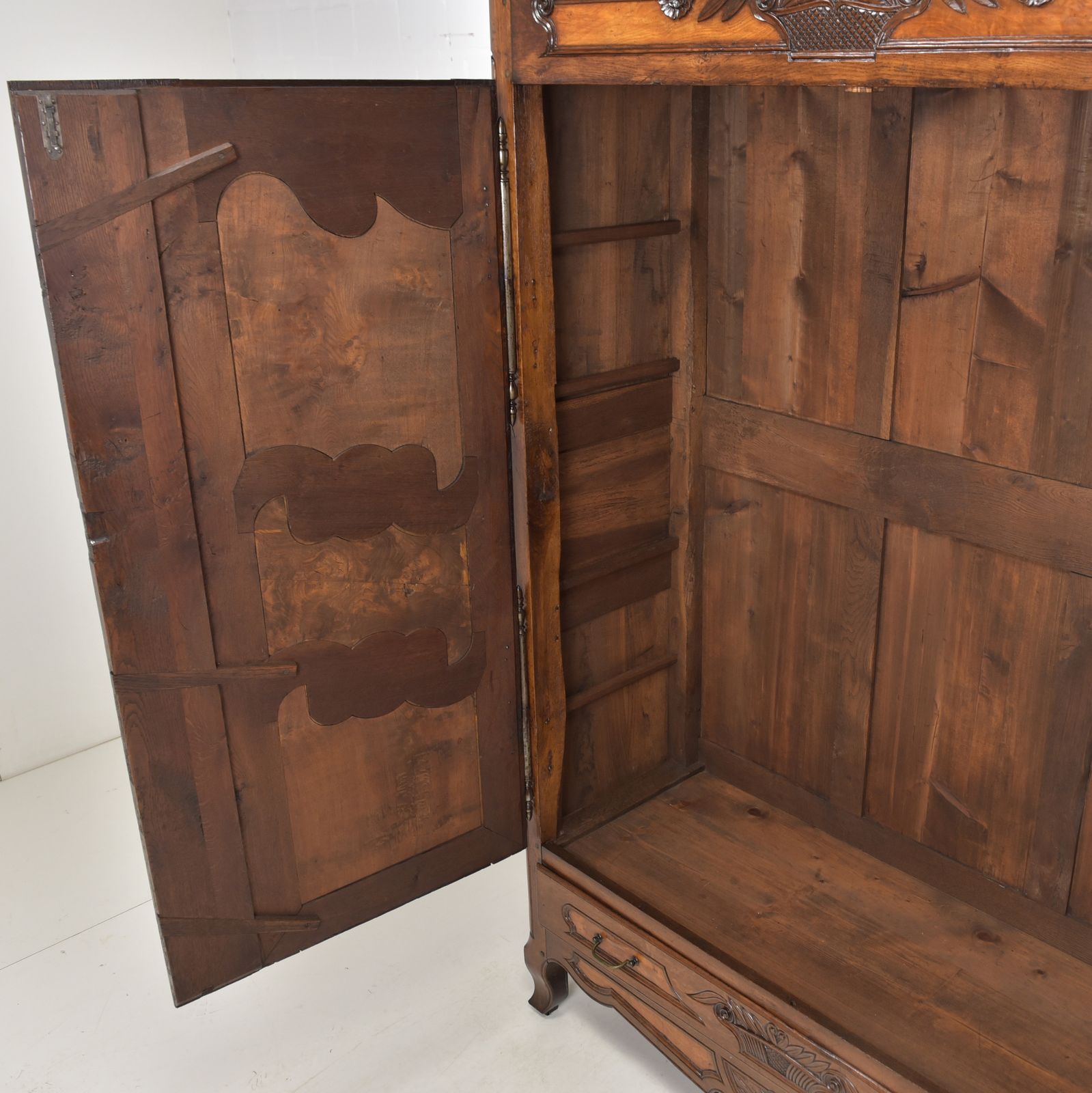 Antique! Hallway Cupboard Restored Lorraine Baroque Circa 1780 Oak Ash photo Furniture