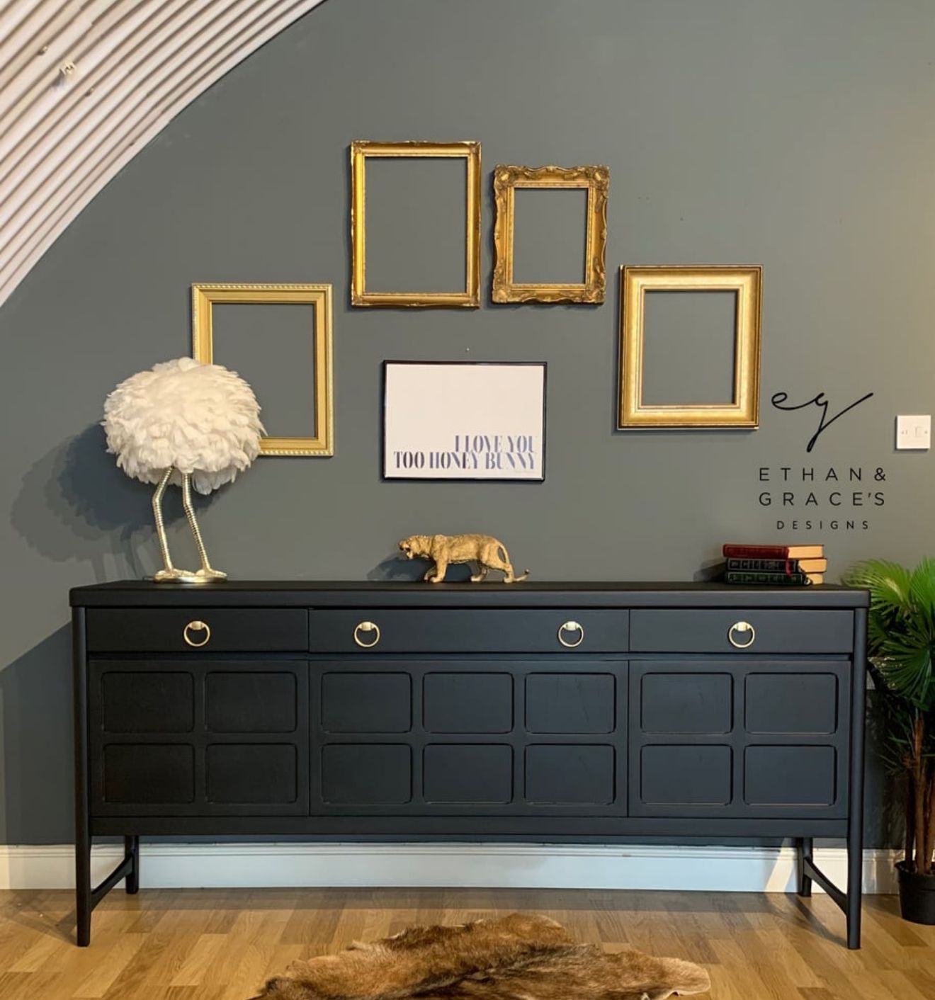 An All Black Nathan Sideboard