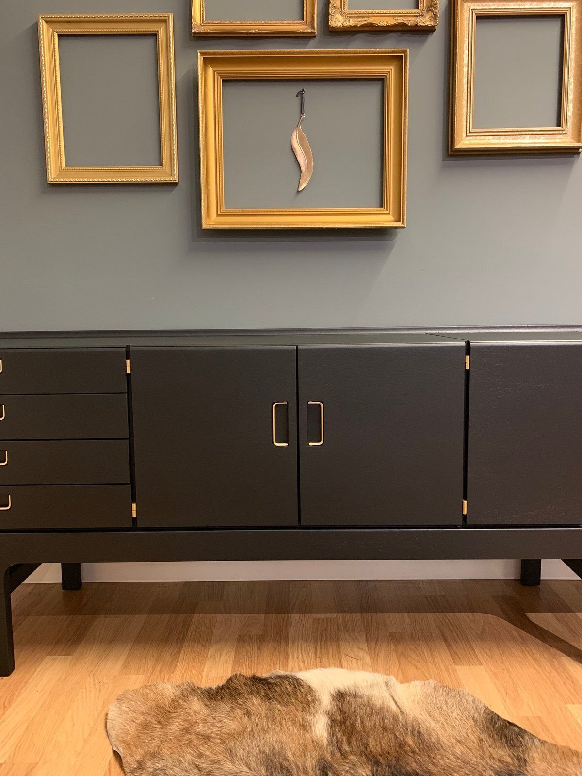 Black & Gold Meredew Drinks Sideboard photo Furniture