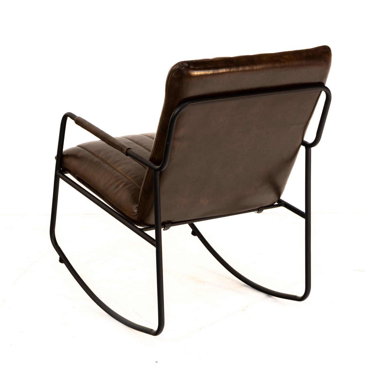 Leather And Iron Rocking Chair Mh 3035 Cig photo 494.0