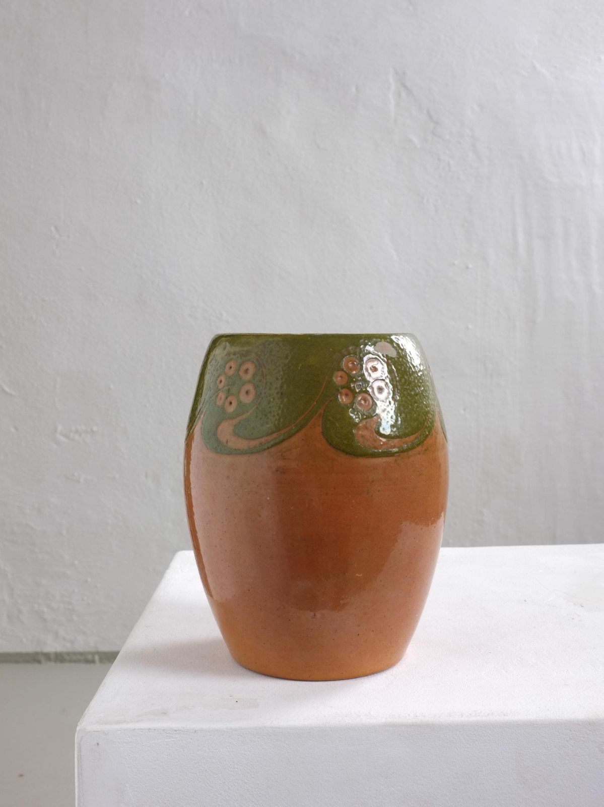 Art Nouveau Terracotta Vase | Manner Of Alfred William Finch | 1900s photo for sale