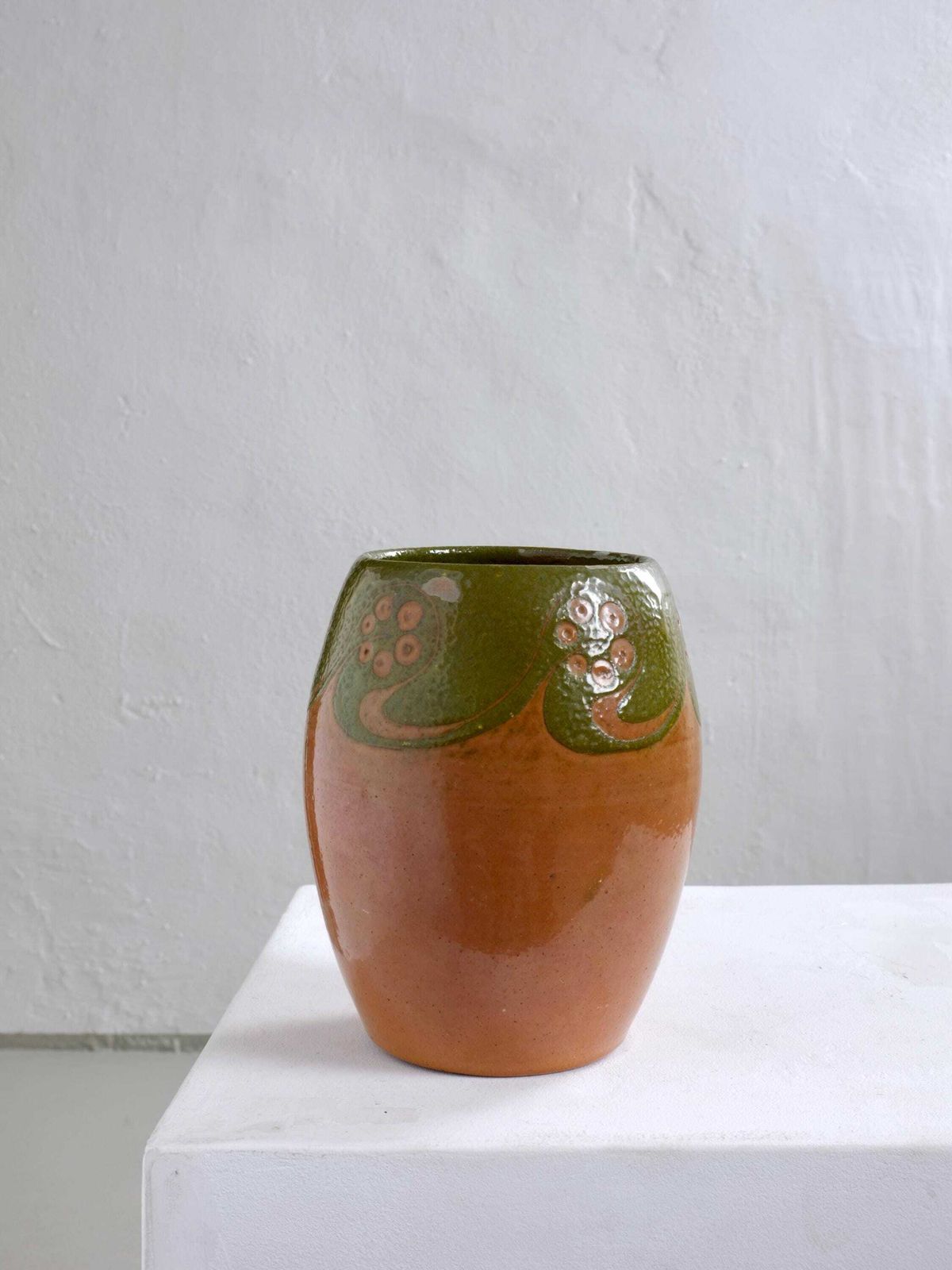 Art Nouveau Terracotta Vase | Manner Of Alfred William Finch | 1900s photo buy