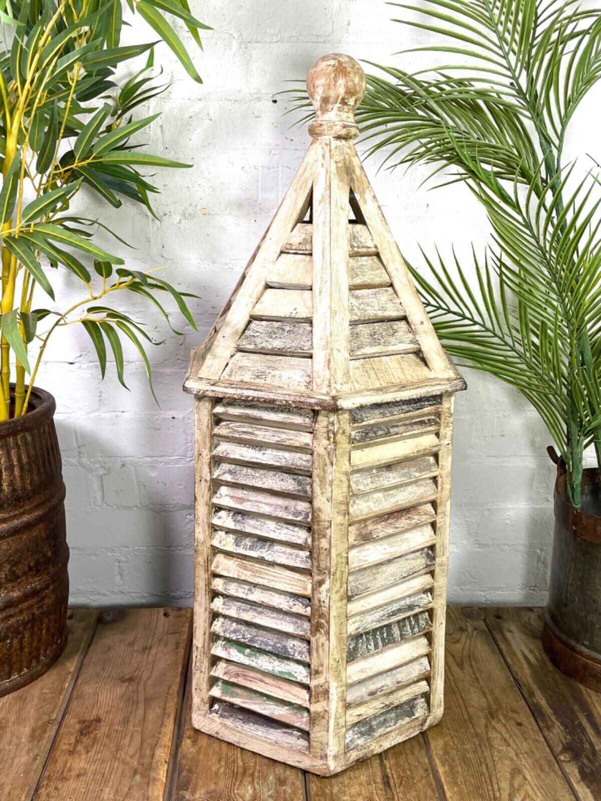 Vintage Reclaimed Wooden Dovecote Birdhouse Nest Box photo 150.0