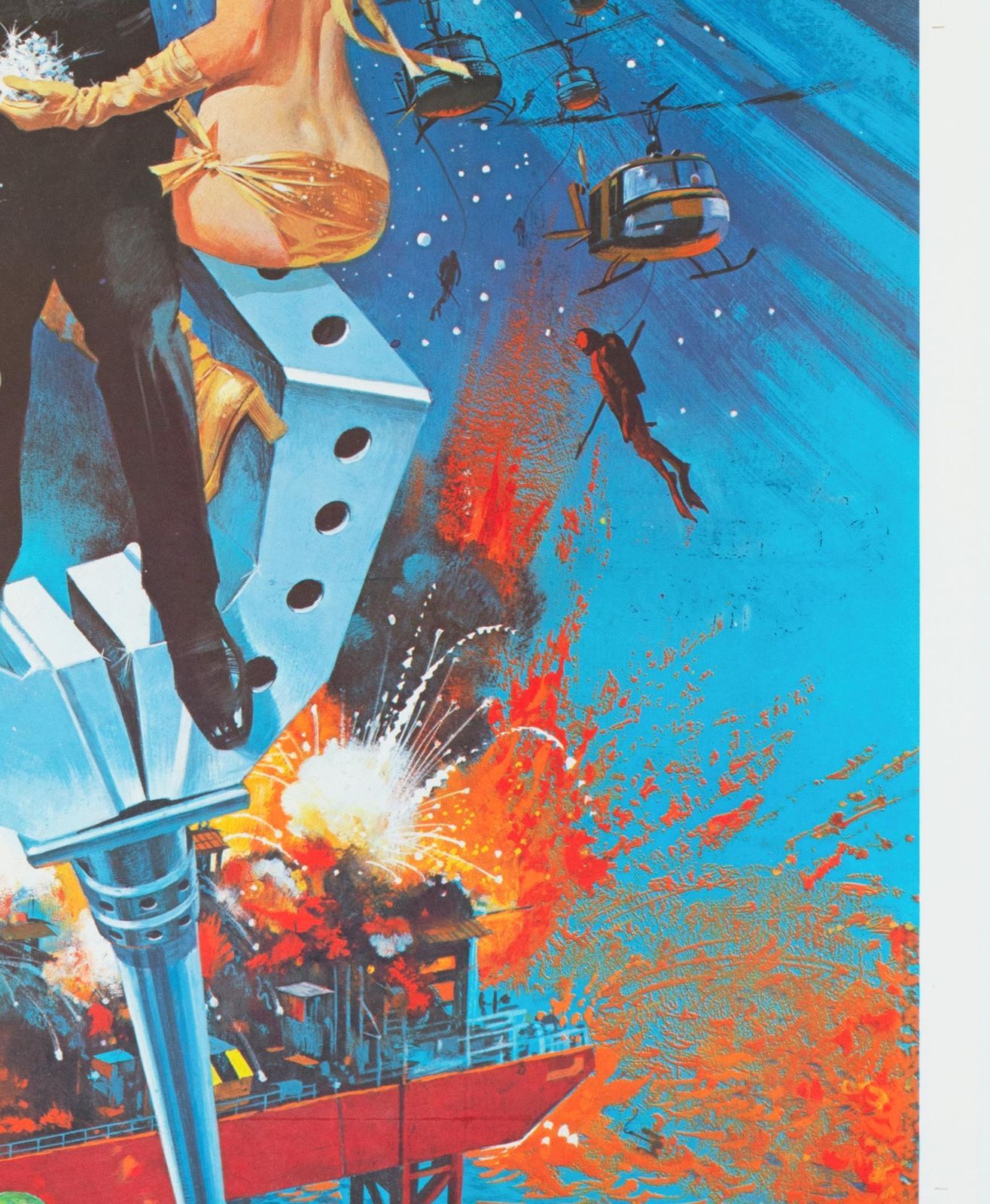 Diamonds Are Forever  1971 Us 3 Sheet Film Poster, Bond,  Robert Mcginnis photo vinterior