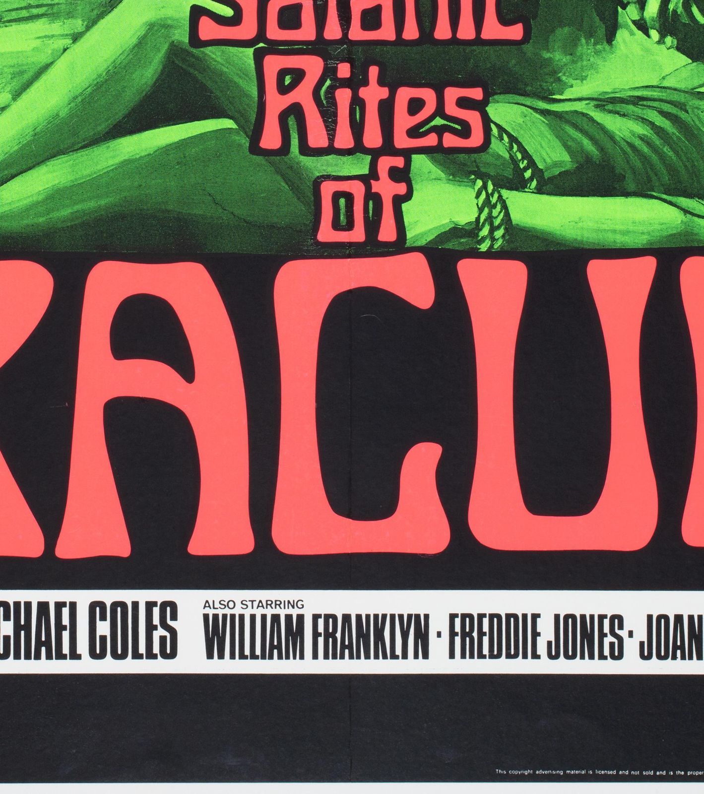 The Satanic Rites Of Dracula 1973 Uk Quad Film Poster photo buy