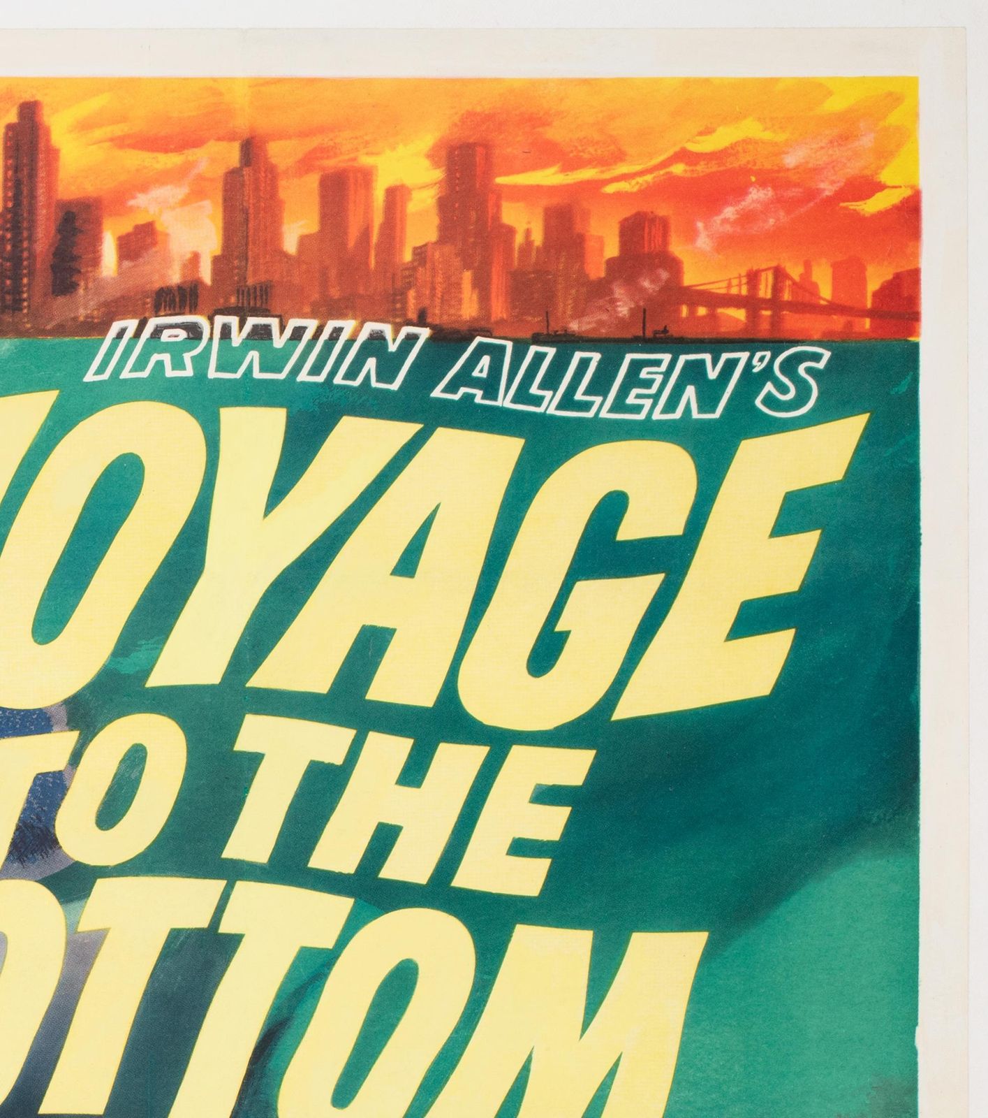 Voyage To The Bottom Of The Sea 1961 Uk Quad Film Poster, Tom Chantrell photo 2653.0