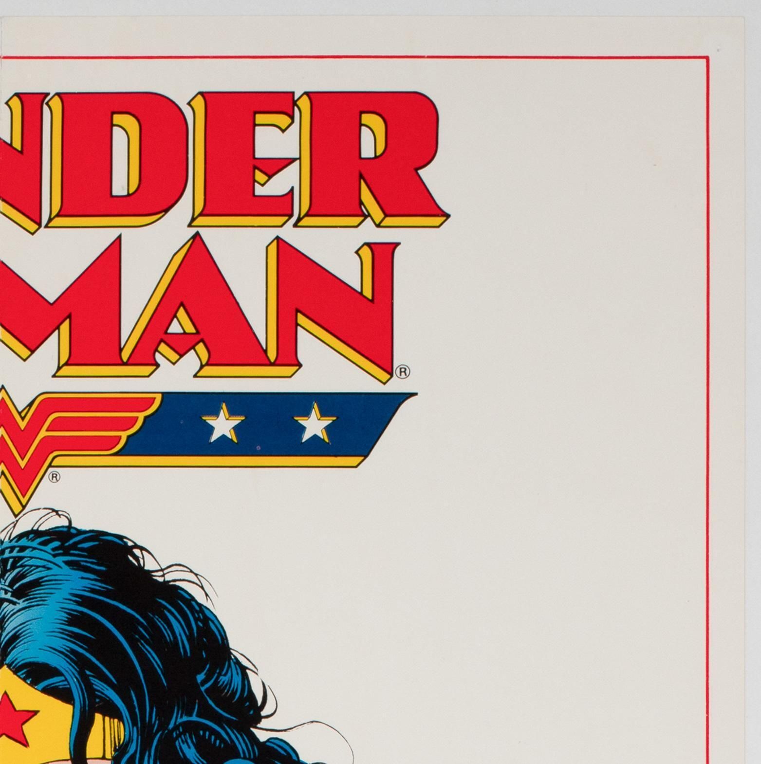 Wonder Woman 1992 Us Dc Comics Promotional Poster, Brian Bolland photo Art