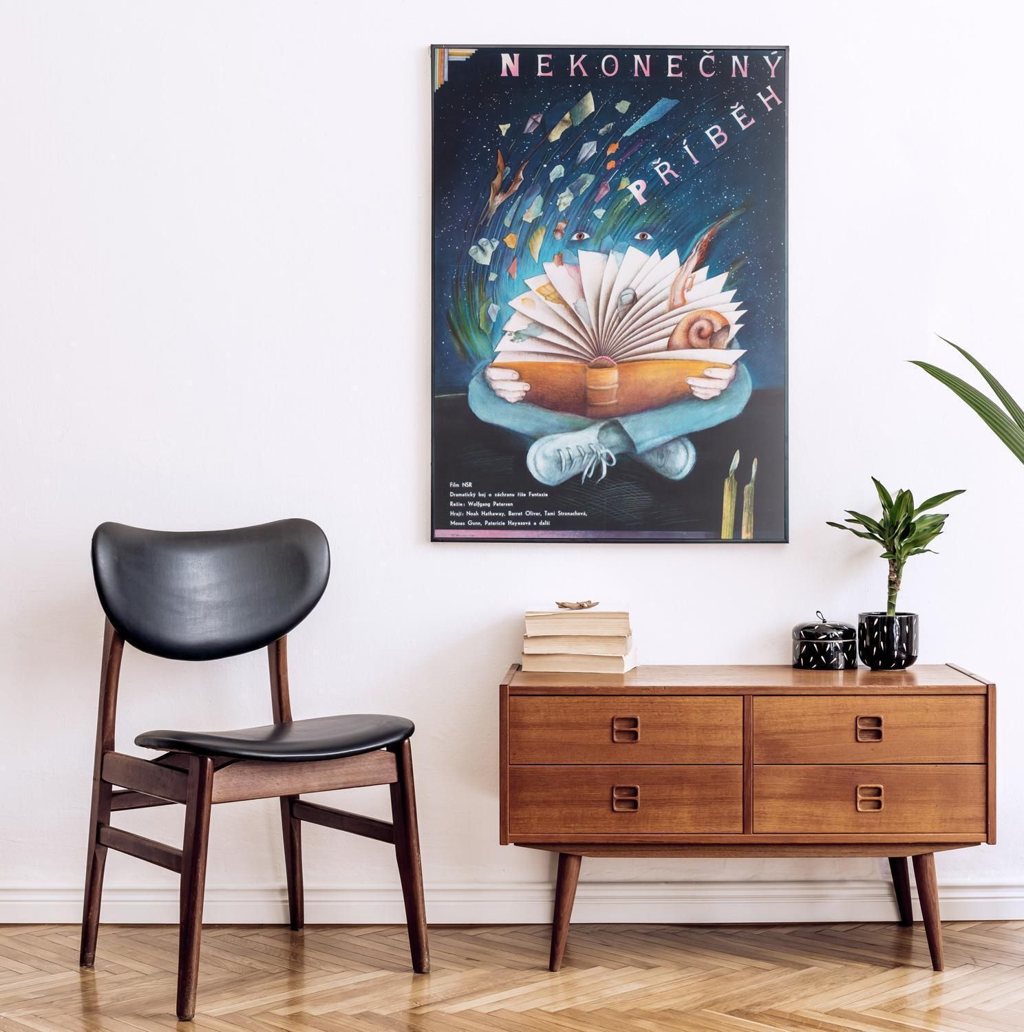 The Neverending Story Czech A1 1986 Film Poster, Sona Vorlickova photo furniture