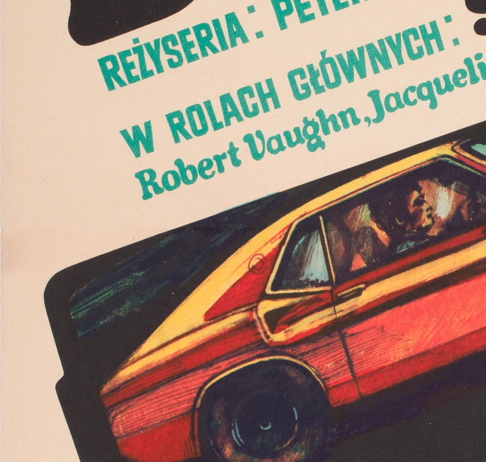 Bullitt 1971 Polish A1 Film Movie Poster, Marian Stachurski photo 3183.0