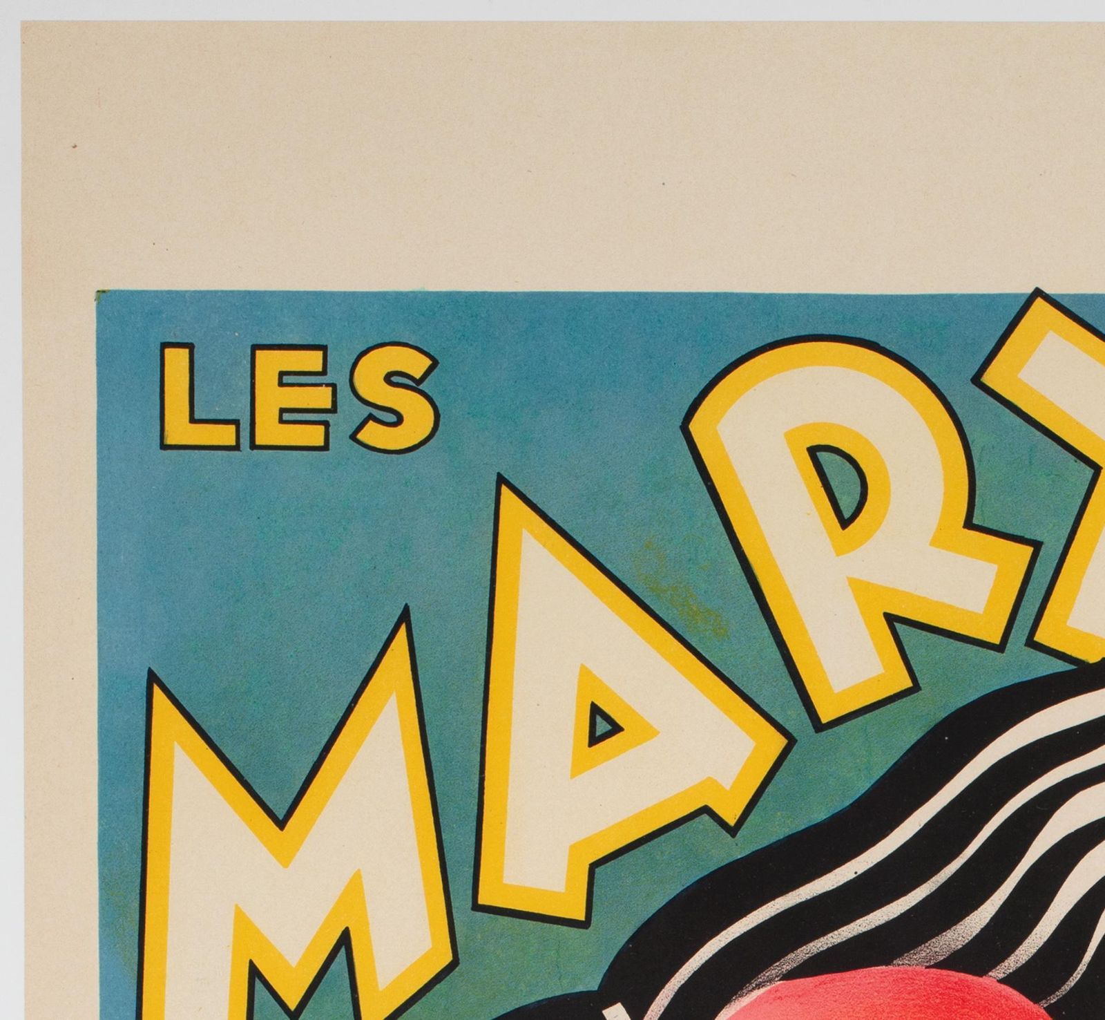 A Night At The Opera  1936 Belgian Film Movie Poster Marx Brothers photo for sale