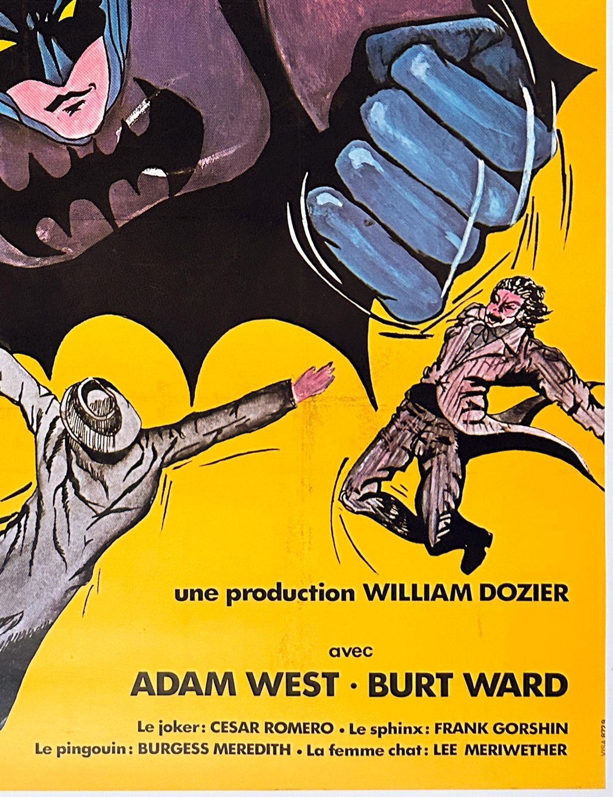 Batman R1970s French Grande Film Movie Poster photo vinterior