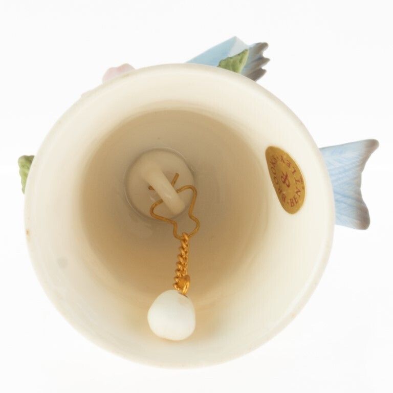 Fine Porcelain Ceramic Hand Painted Bird Table Bell photo furniture