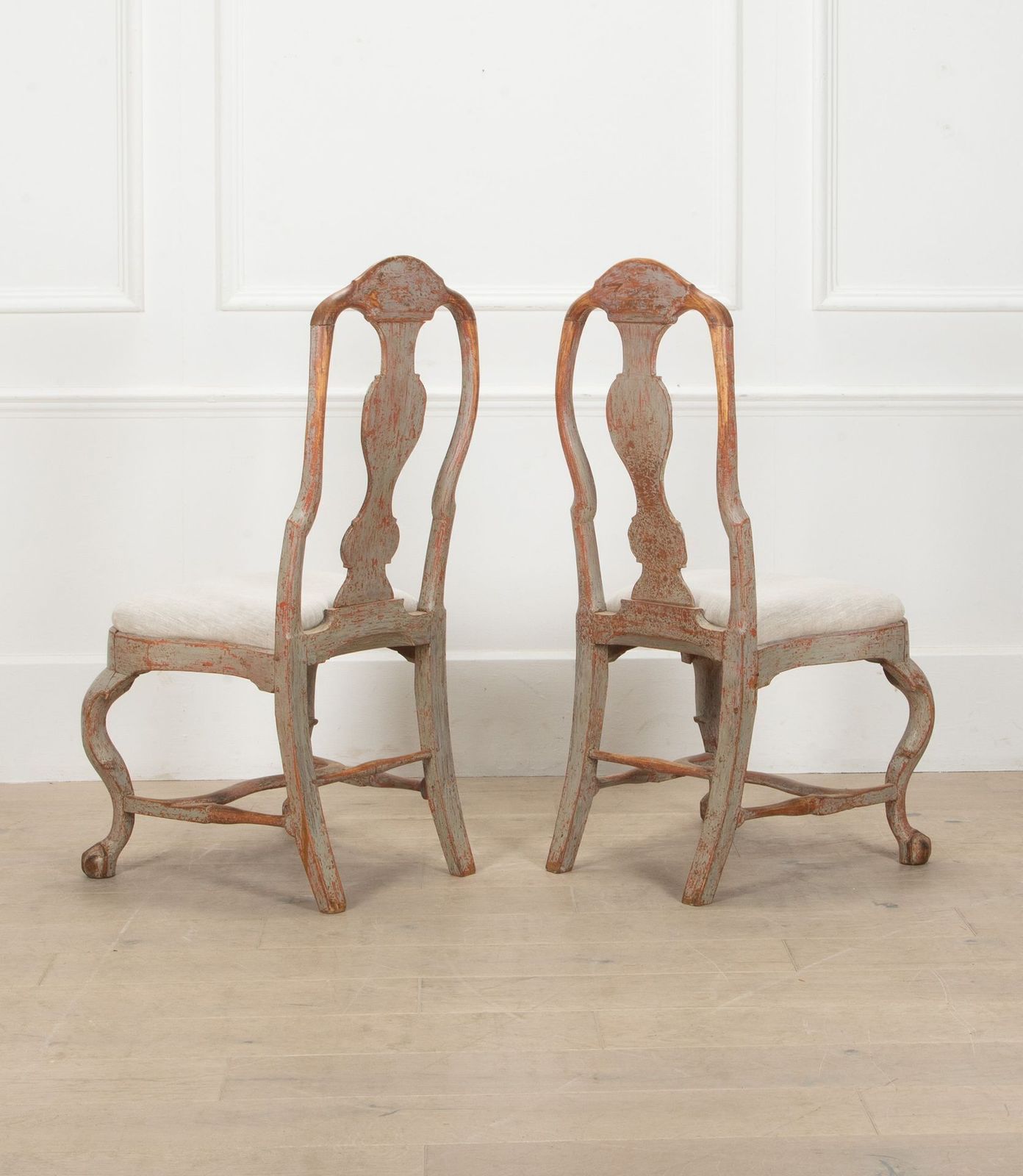 Pair Of Late 18th Century Swedish Rococo Chairs photo for sale