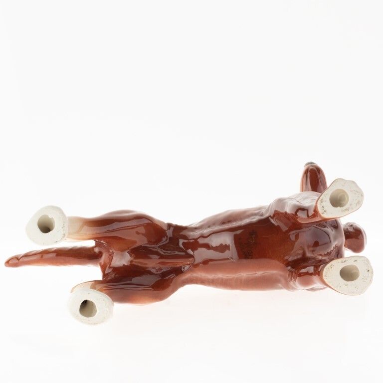 Mid Century English Ceramic Porcelain Pottery Dog Figure photo furniture