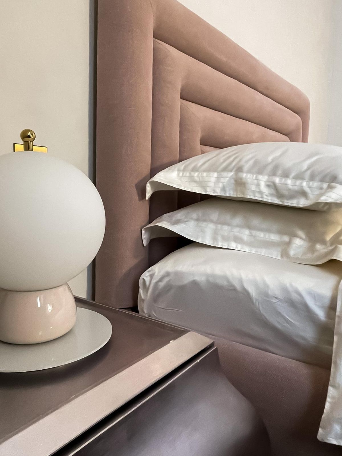 Pink Ceramic Table Lamps, Athena Model, Ini Archibong, 2018 photo buy