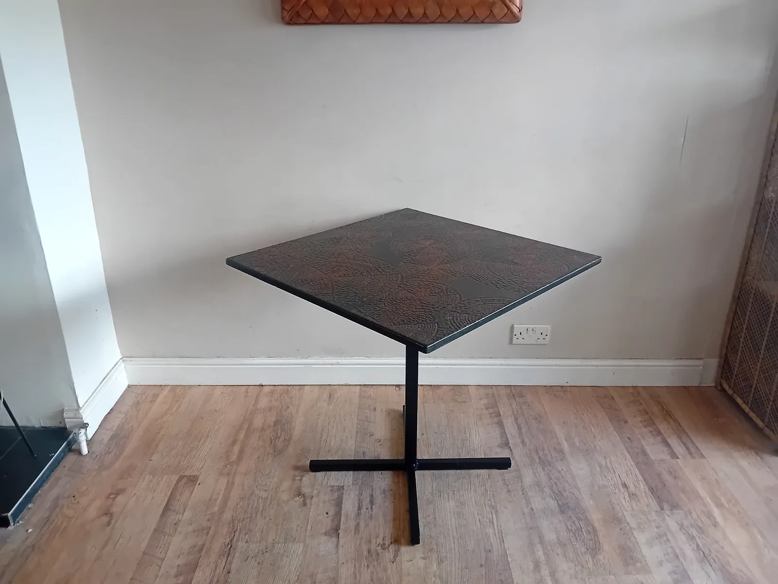 1970's  Brutalist Art Embosseddesign Mid Century  Dining /Kitchen Table