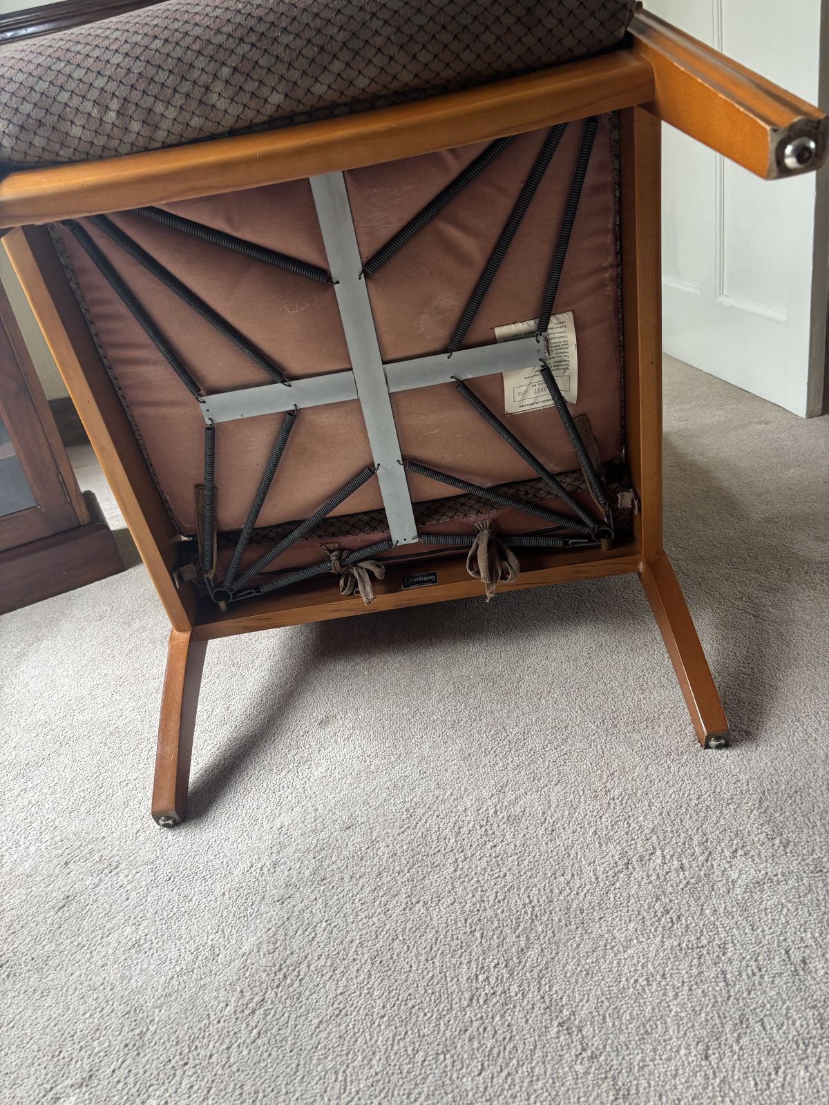 Pair Of Cintique 1970s Reading/ Fireside Chairs photo for sale