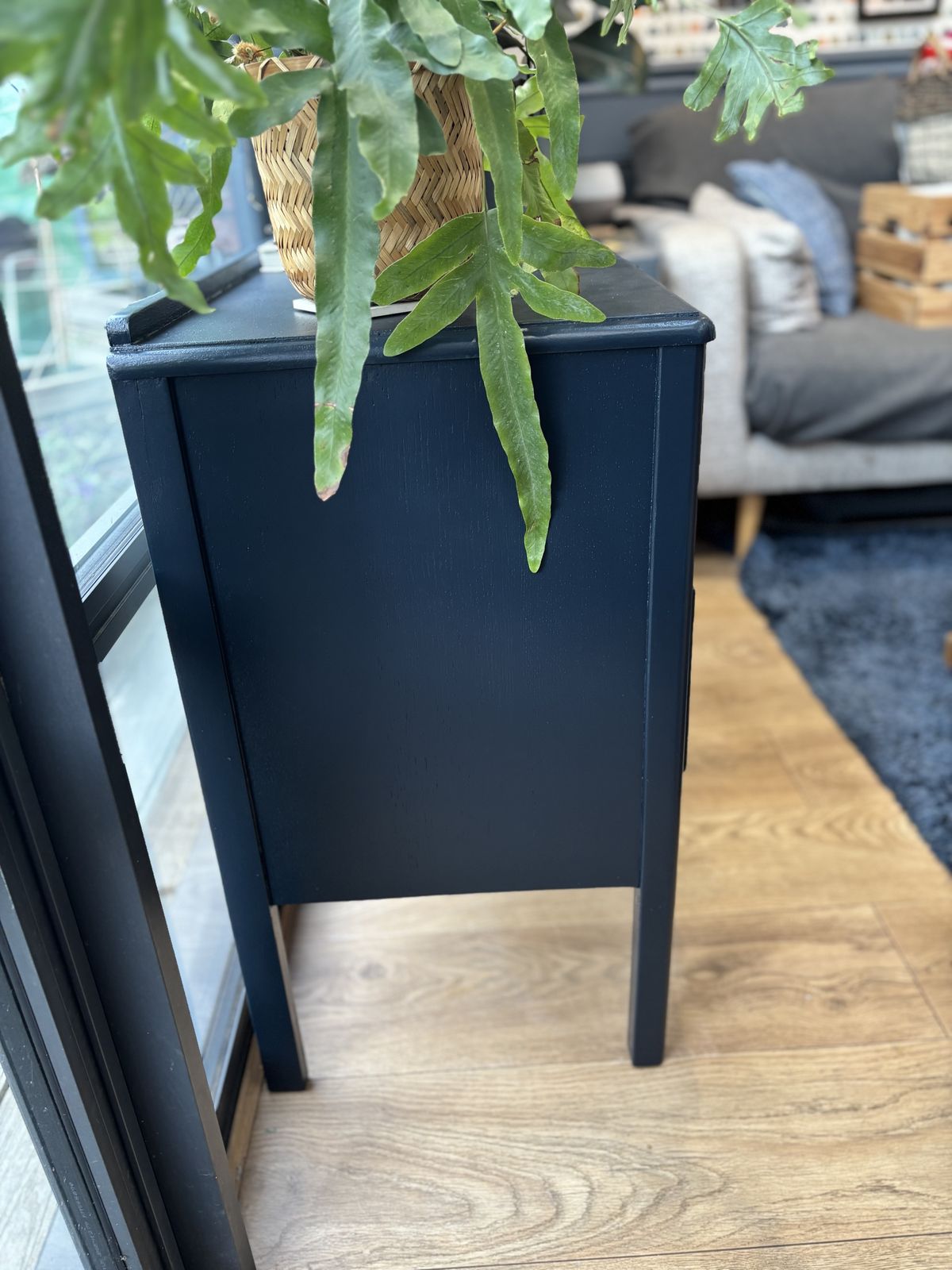 Lebus Chest Of Drawers In Midnight Blue photo Furniture