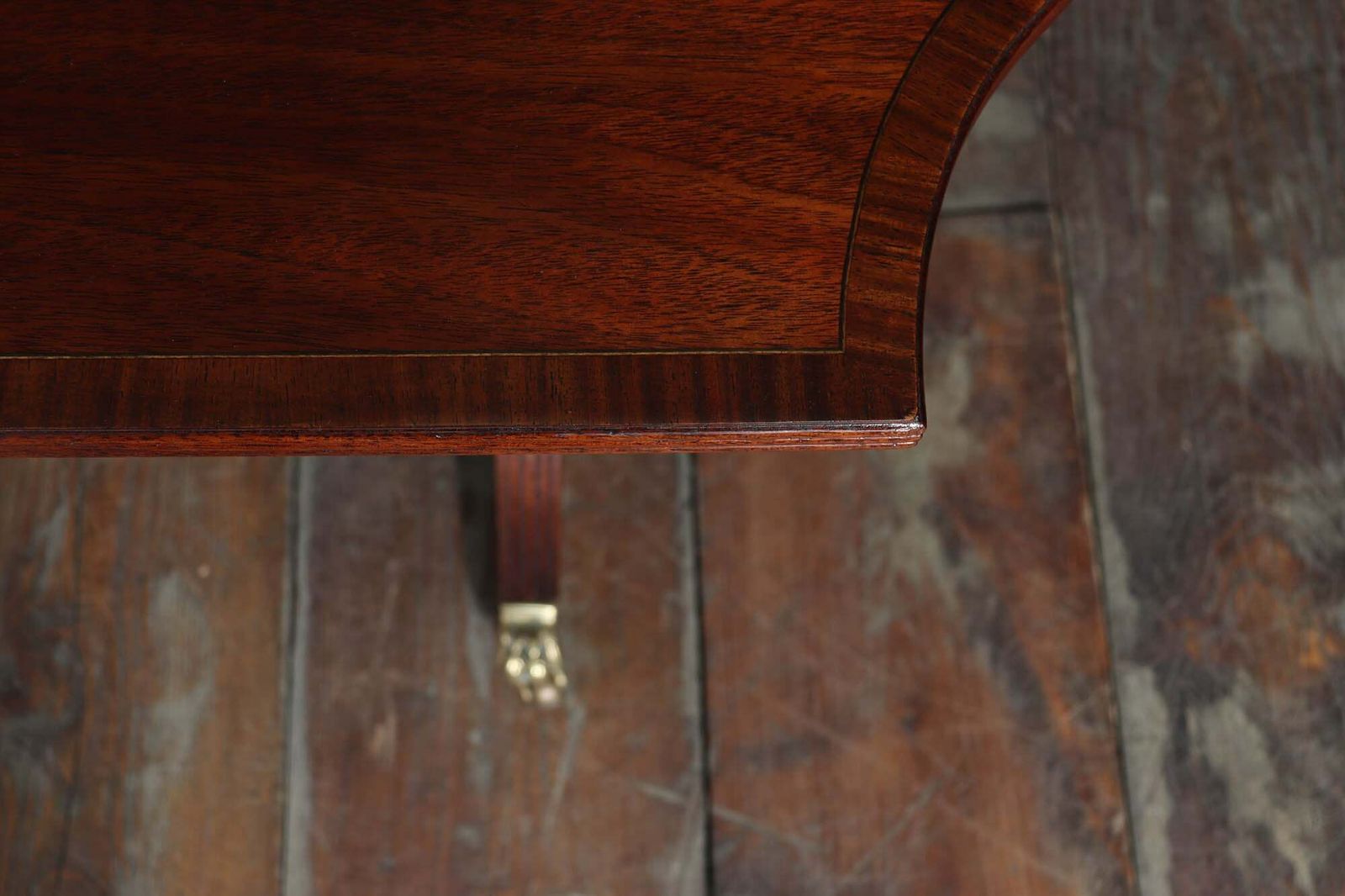 William Tillman Mahogany Coffee Table With Sabre Legs, C. 1960s photo vinterior