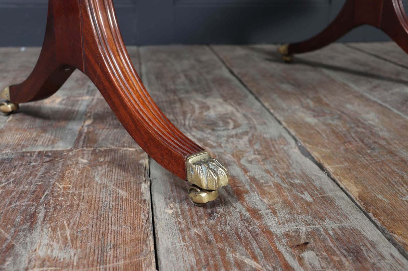 photo furniture William Tillman Mahogany Coffee Table With Sabre Legs, C. 1960s