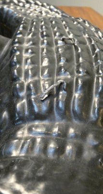 160.0 Handmade Black Edition Big Krokodil Candle By Wiedemann 1861, Germany, 1990s photo